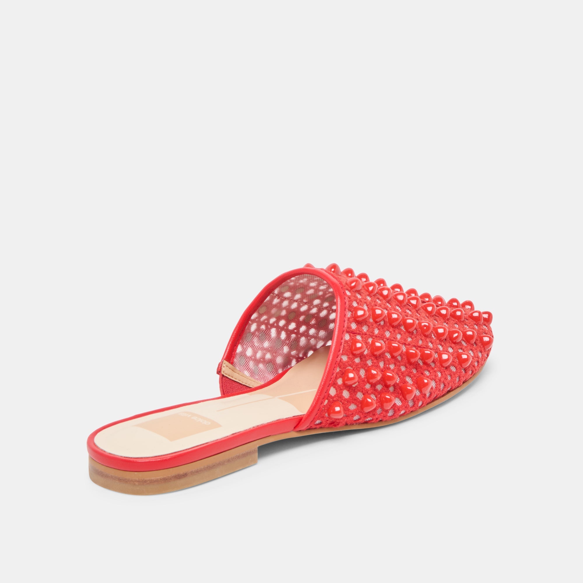 Rova Bead Chili Beaded Mesh Flats / Dolce Vita