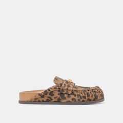 Jodero Brown Leopard Printed Suede Flats / Dolce Vita