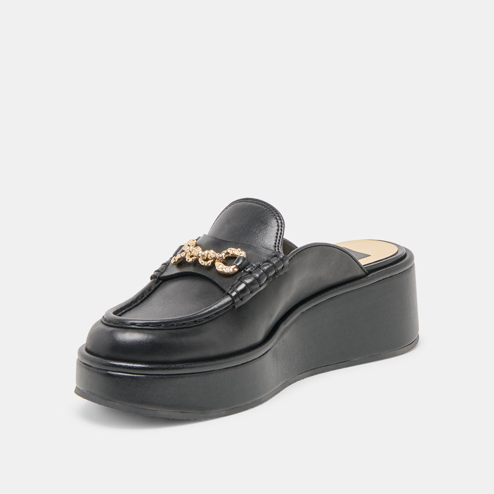 Dorrel Maroon Leather Loafers / Dolce Vita