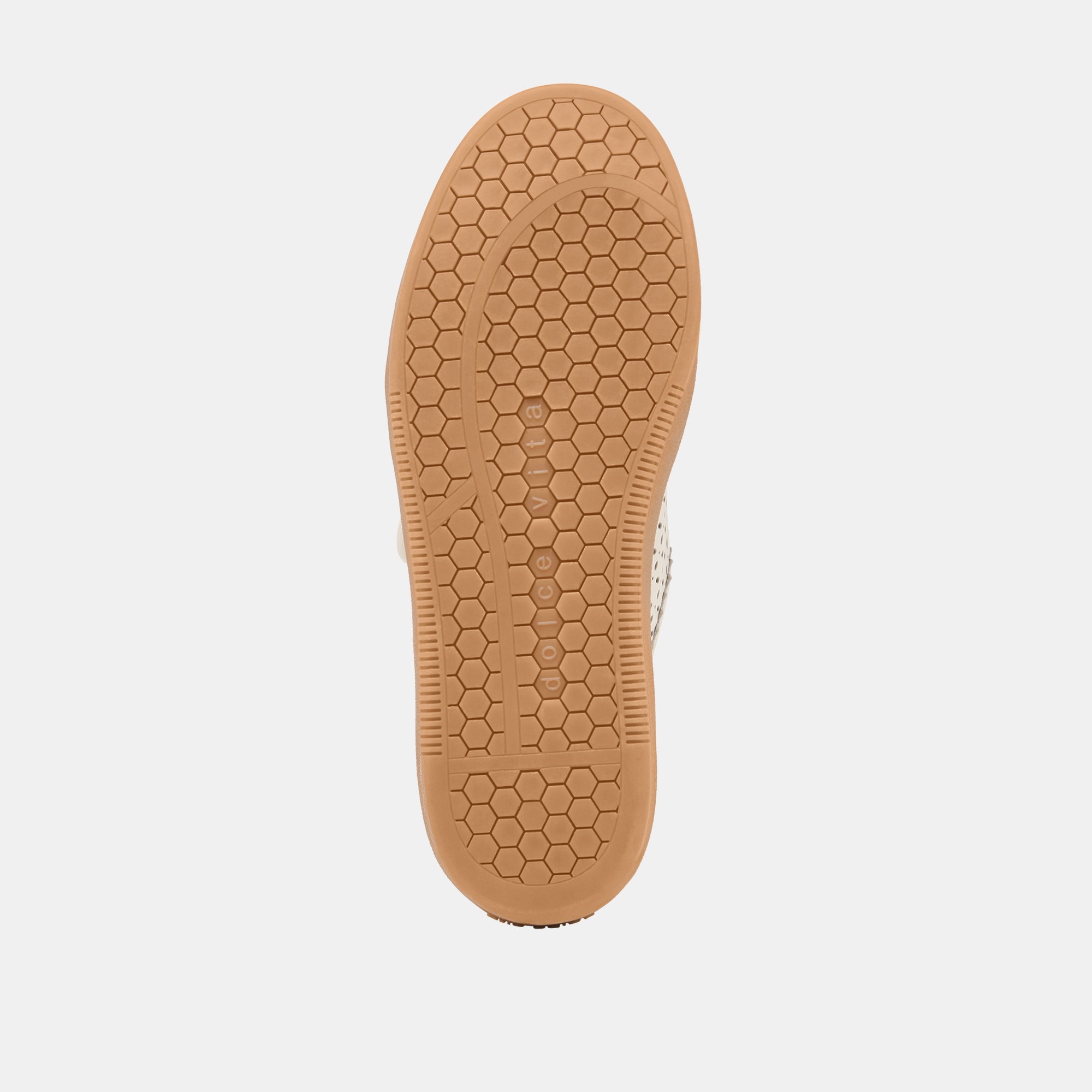 Nanet White Perforated Leather Sneakers / Dolce Vita
