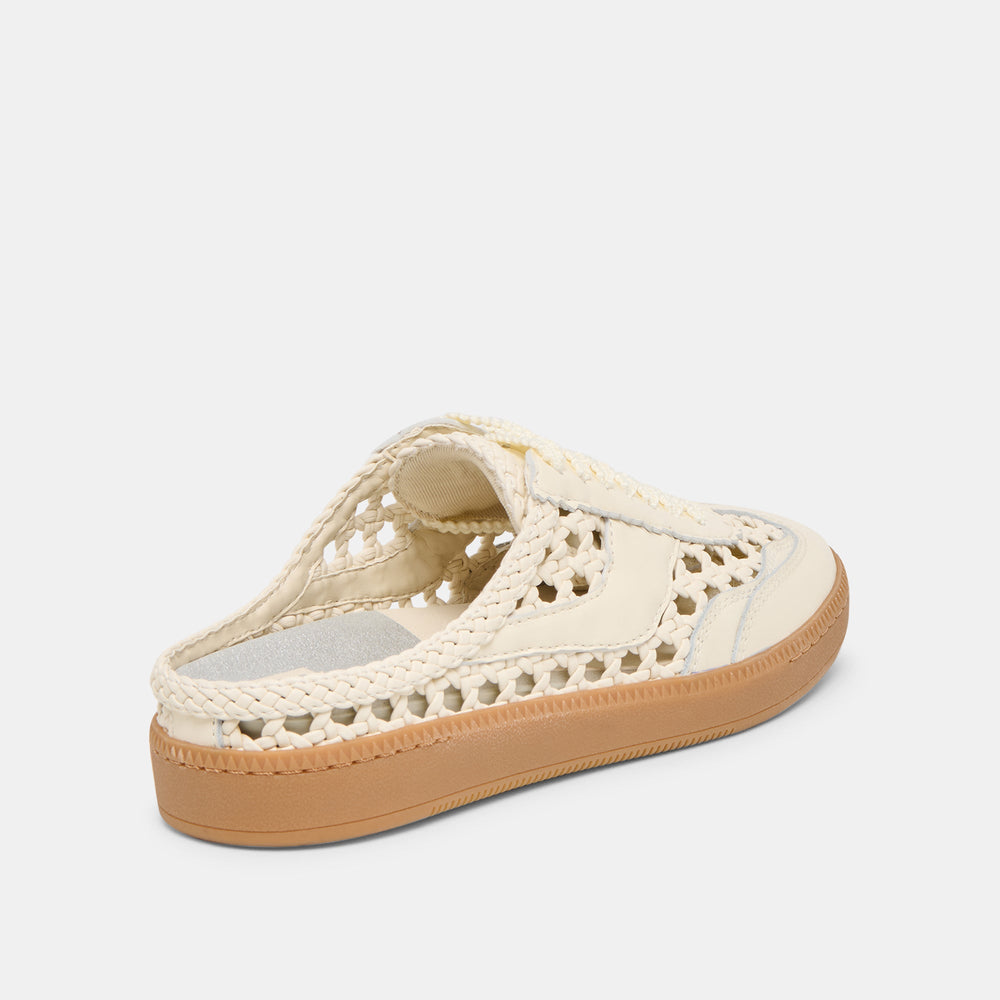 Notice Slide Woven Off White Woven Stella Sneakers / Dolce Vita