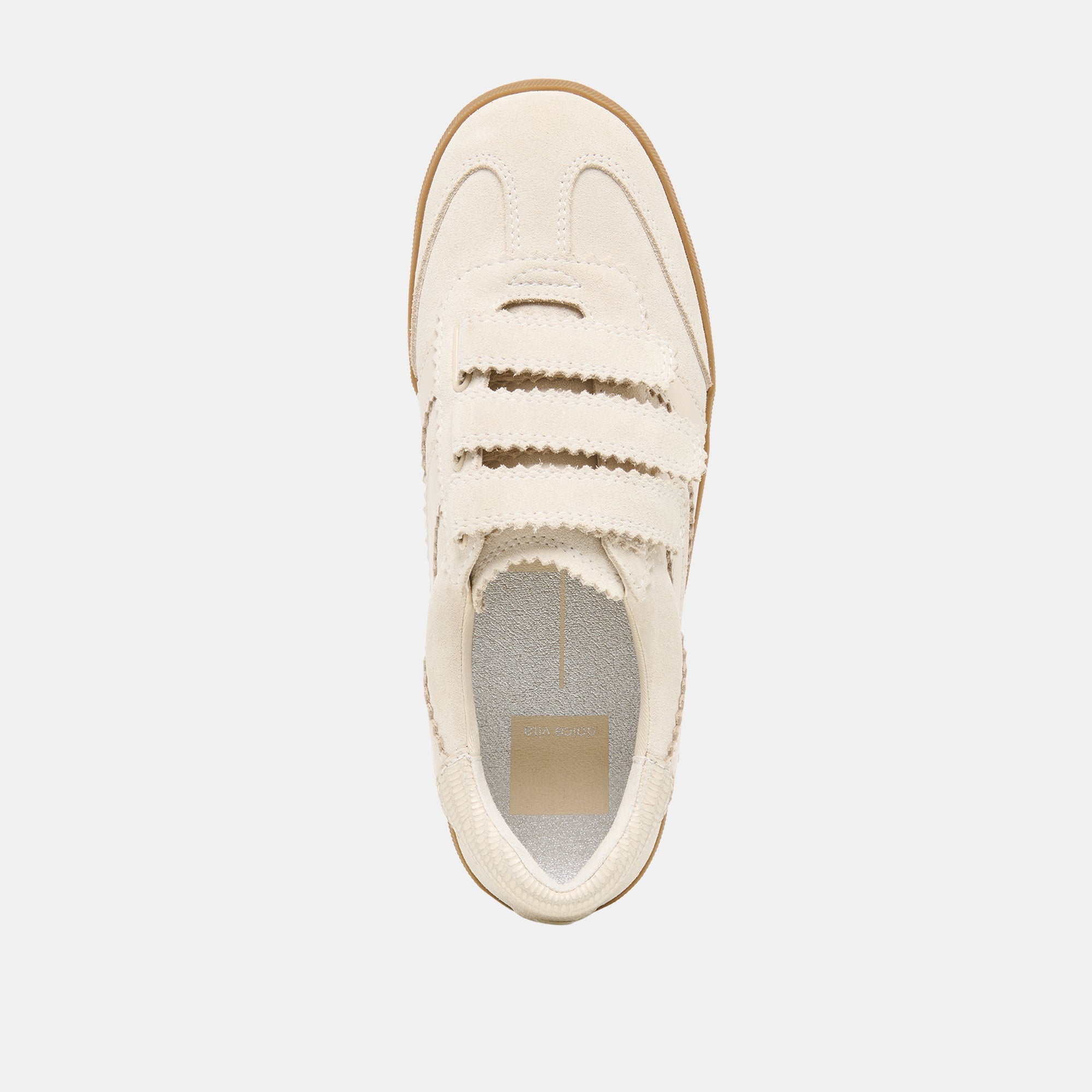 Merit Velcro Ivory Leather Sneakers / Dolce Vita