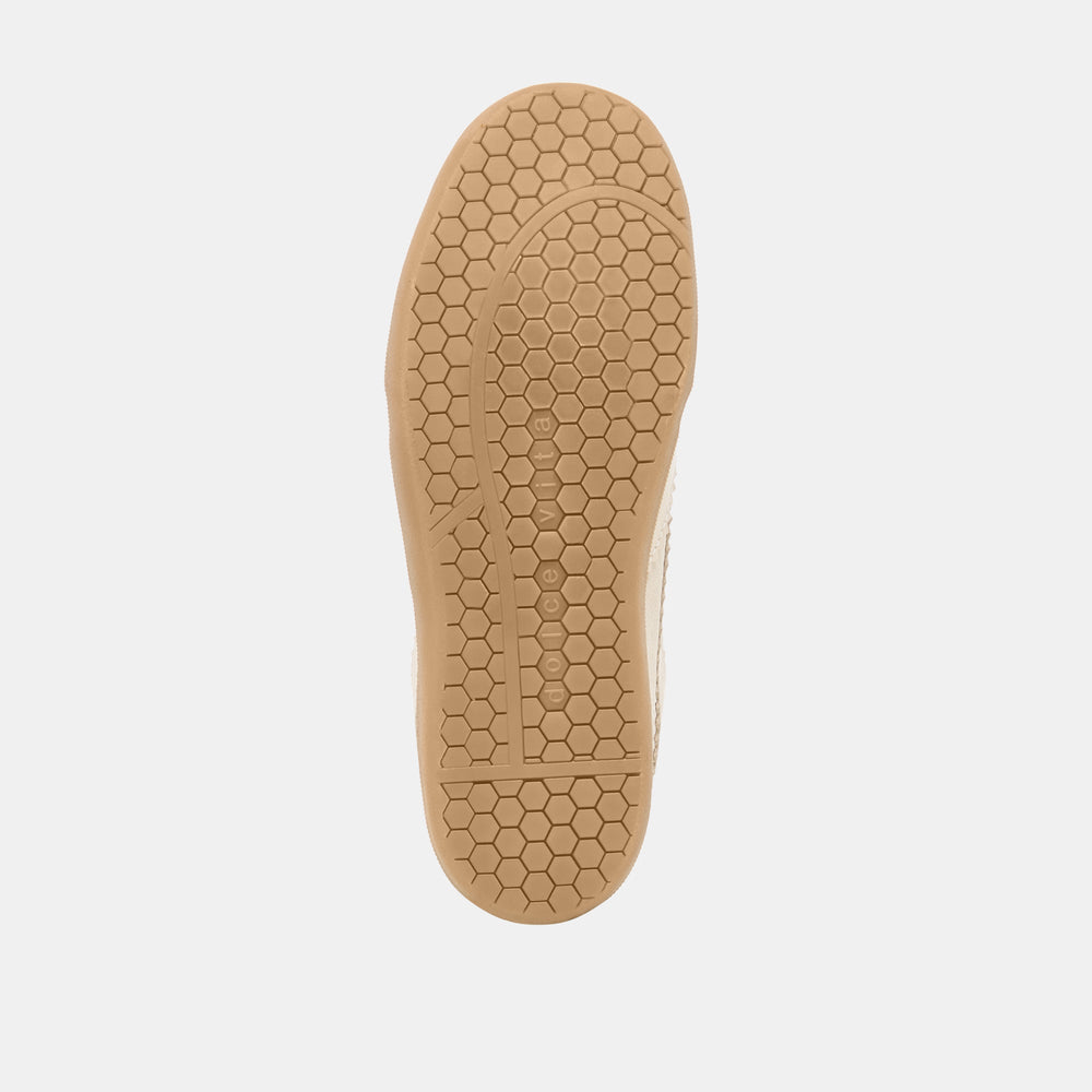 Merit Velcro Ivory Leather Sneakers / Dolce Vita