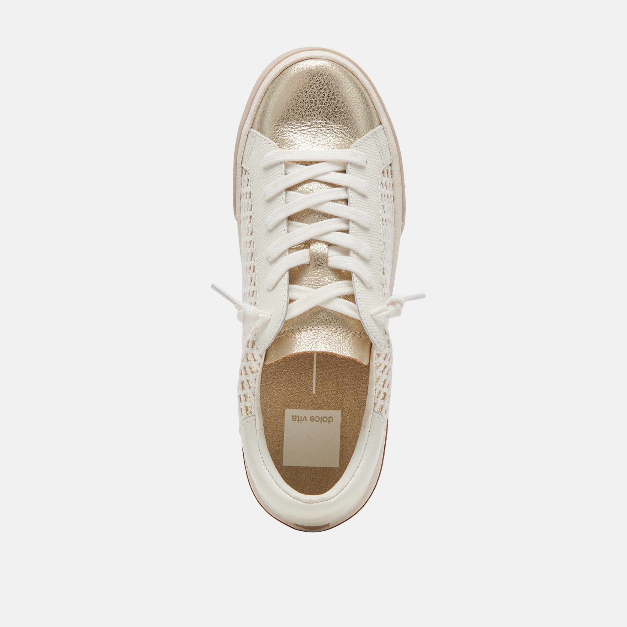 ZINA SNEAKERS BONE GOLD WOVEN
 – Dolce Vita / Dolce Vita