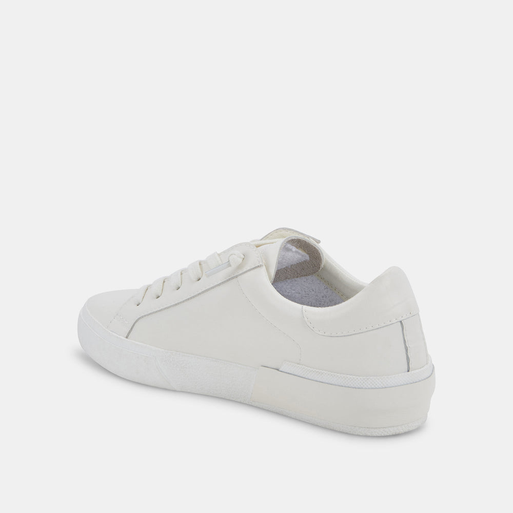 Zina 306 Sneakers White Recycled Leather | White Leather Sneakers
 – Dolce Vita / Dolce Vita