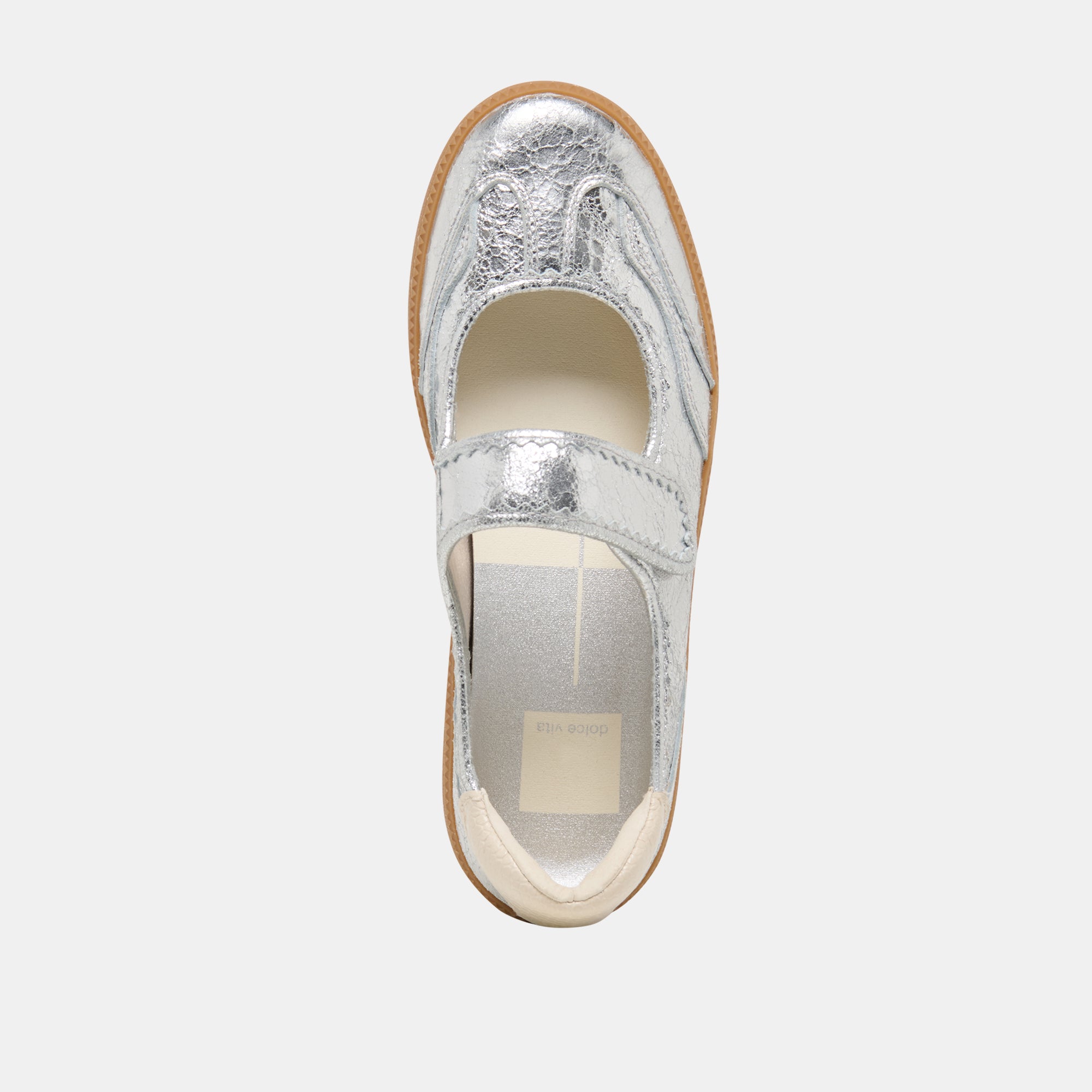 Nanet Silver Leather Sneakers / Dolce Vita
