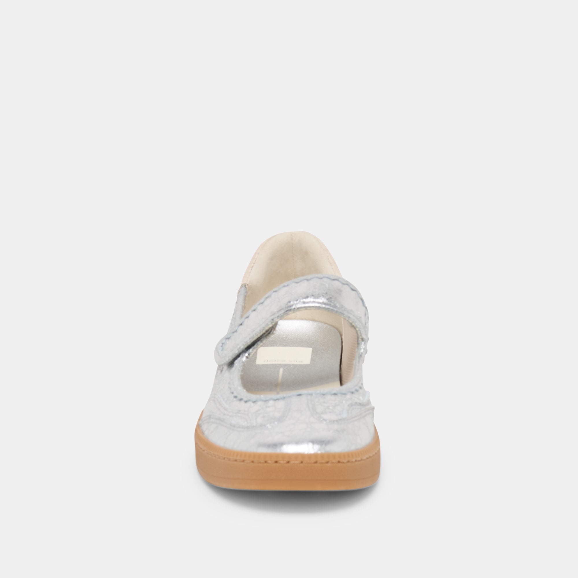 Nanet Silver Leather Sneakers / Dolce Vita