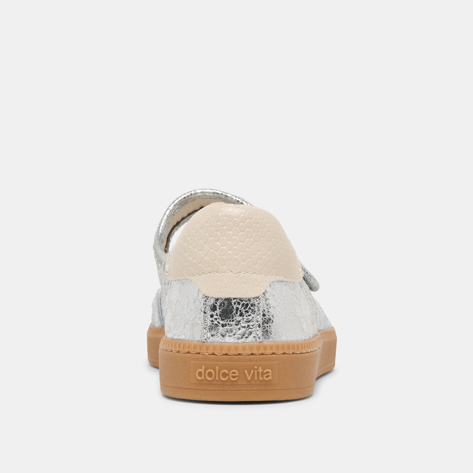 Nanet Silver Leather Sneakers / Dolce Vita
