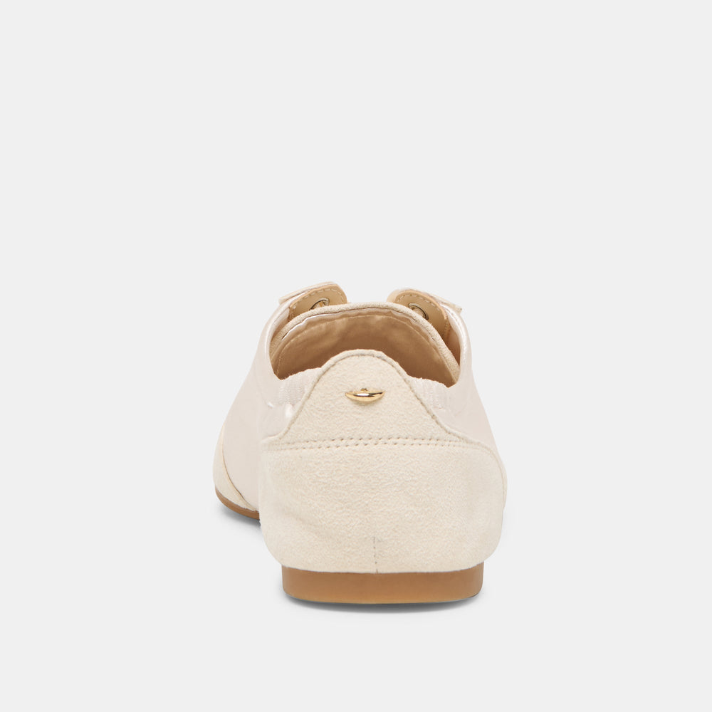 Itzy Vanilla Satin Sneakers / Dolce Vita