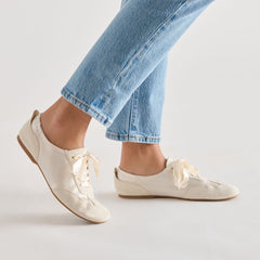 Itzy Vanilla Satin Sneakers / Dolce Vita
