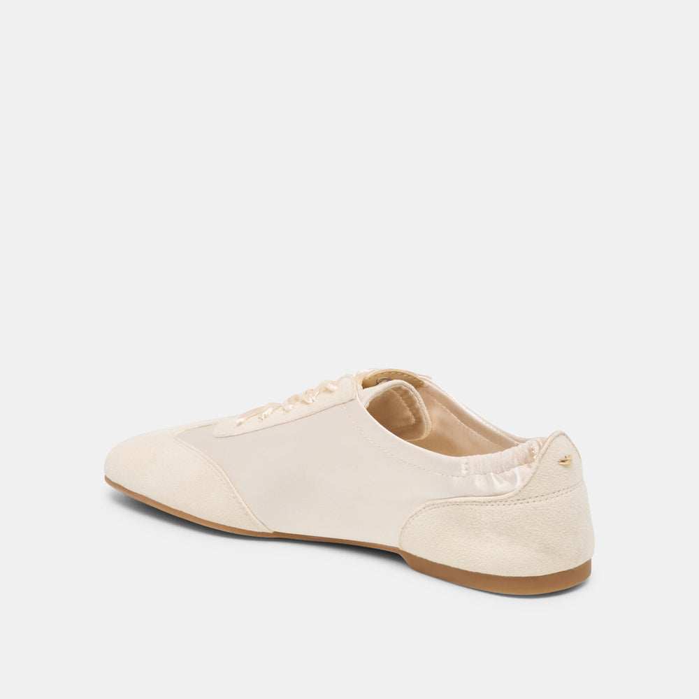 Itzy Vanilla Satin Sneakers / Dolce Vita