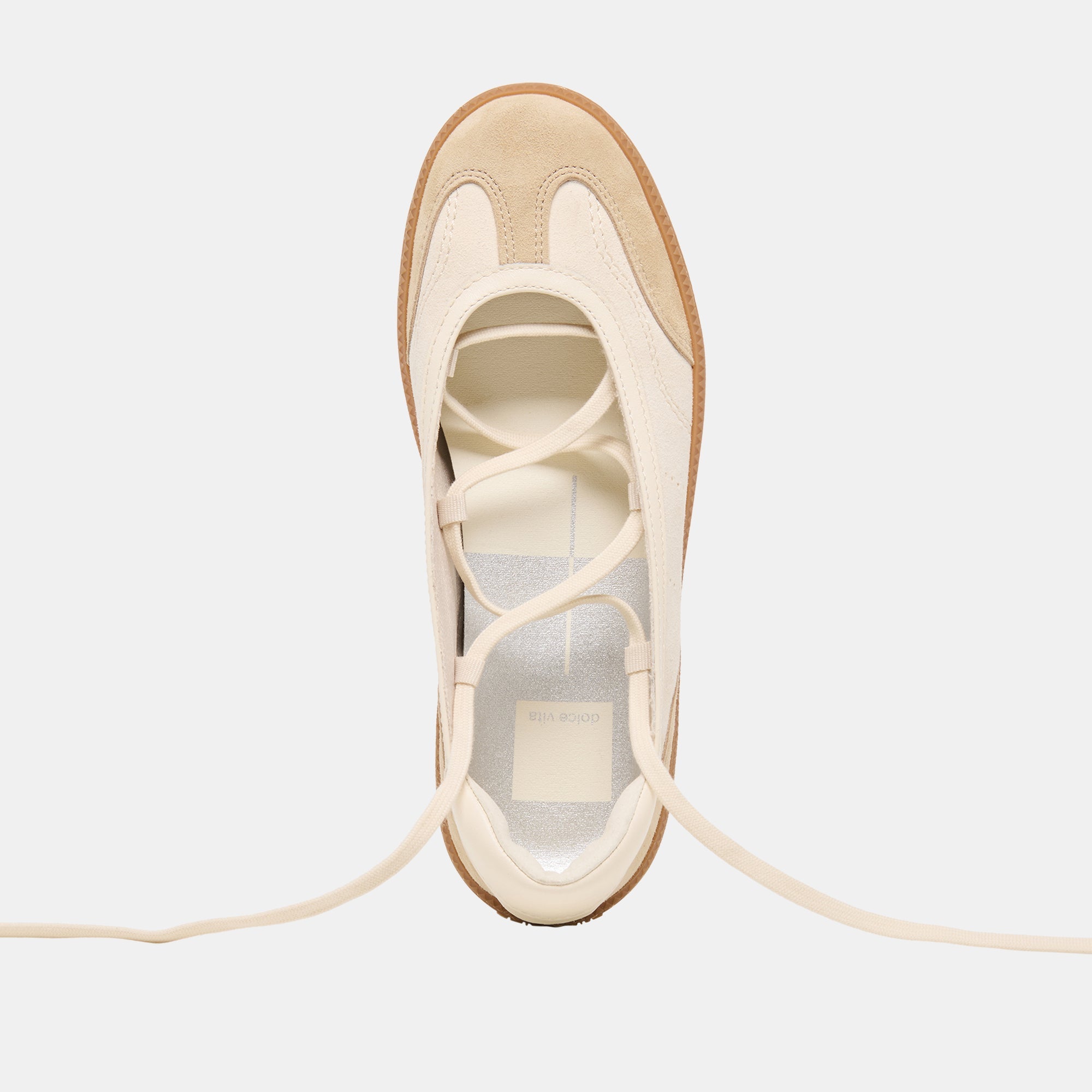 Nyomie Ivory Multi Leather Sneakers / Dolce Vita