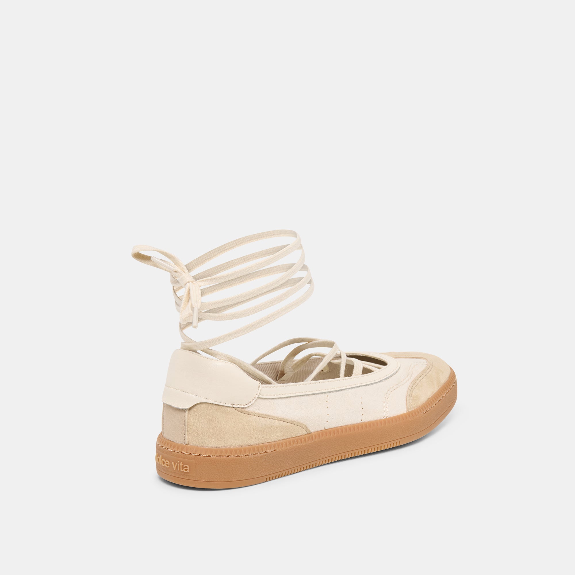 Nyomie Ivory Multi Leather Sneakers / Dolce Vita