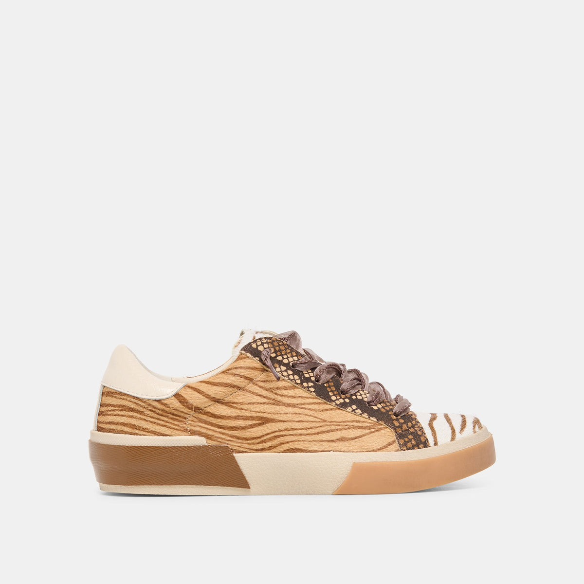 Zina Zebra Multi Calf Hair Sneakers / Dolce Vita