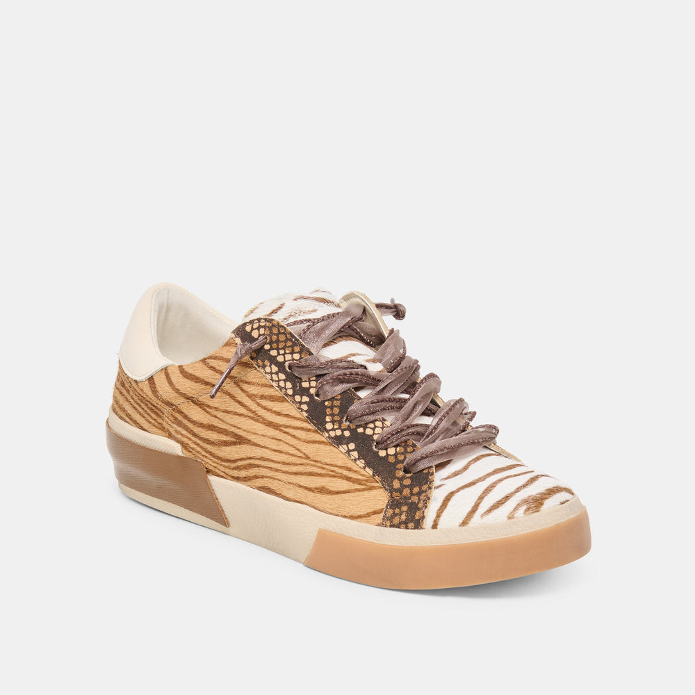 Zina Zebra Multi Calf Hair Sneakers / Dolce Vita