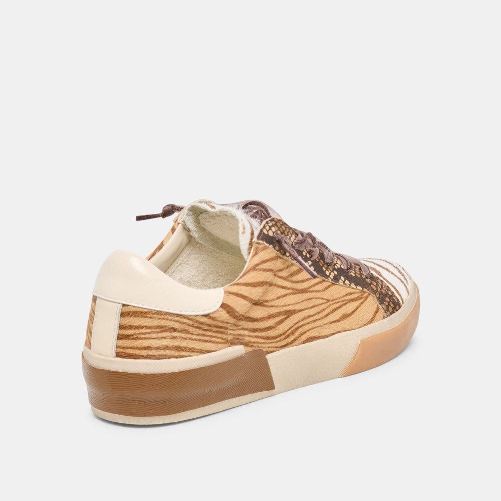 Zina Zebra Multi Calf Hair Sneakers / Dolce Vita