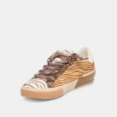 Zina Zebra Multi Calf Hair Sneakers / Dolce Vita