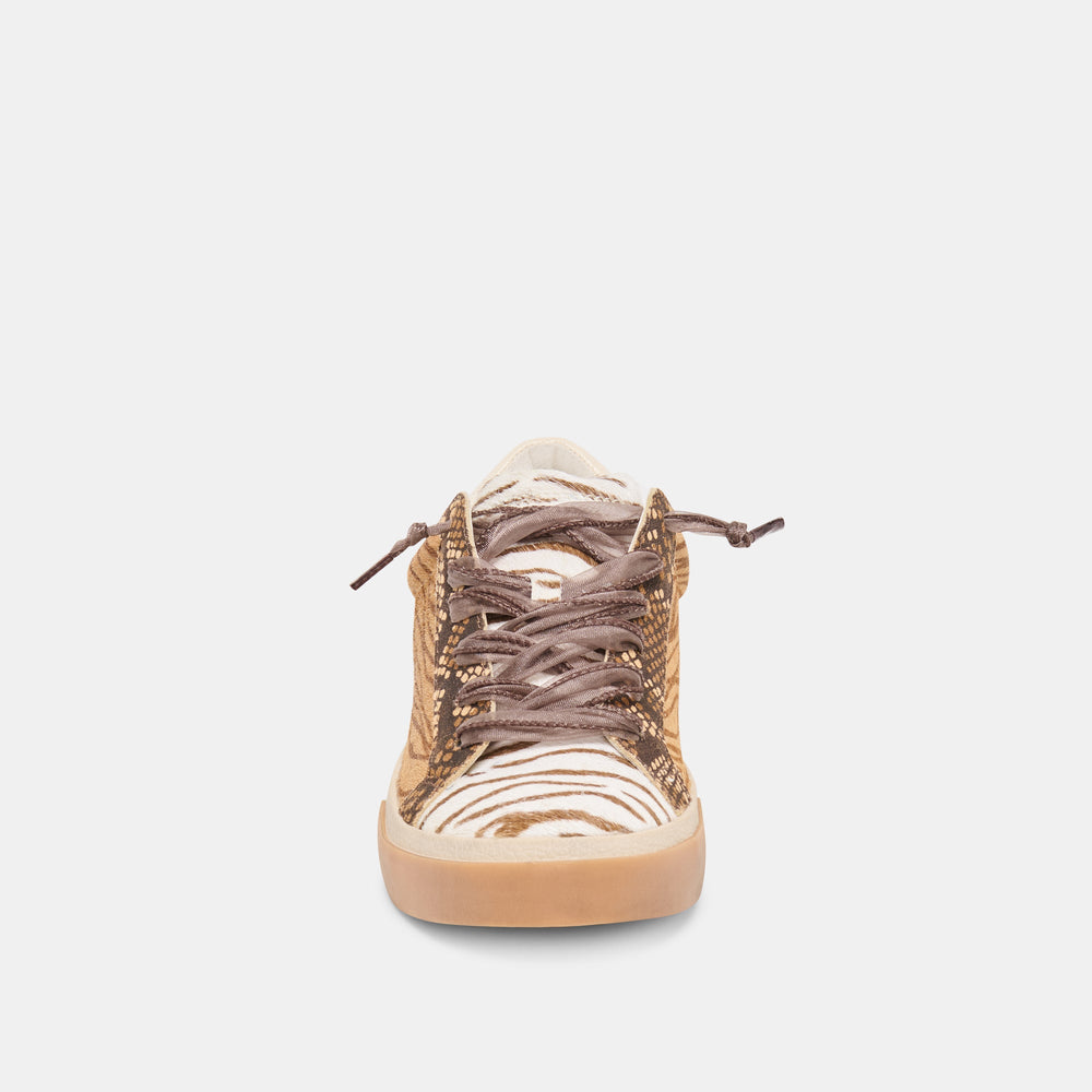 Zina Zebra Multi Calf Hair Sneakers / Dolce Vita
