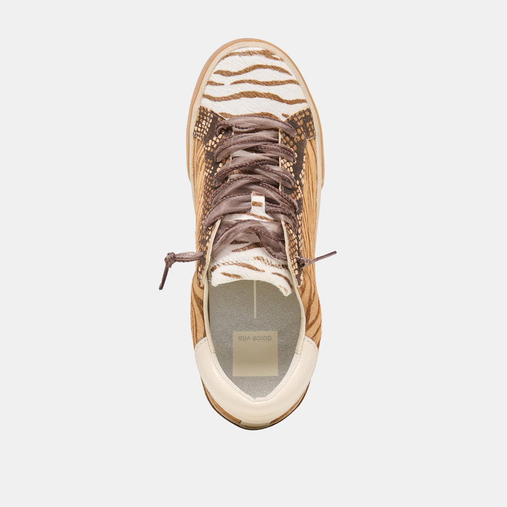 Zina Zebra Multi Calf Hair Sneakers / Dolce Vita