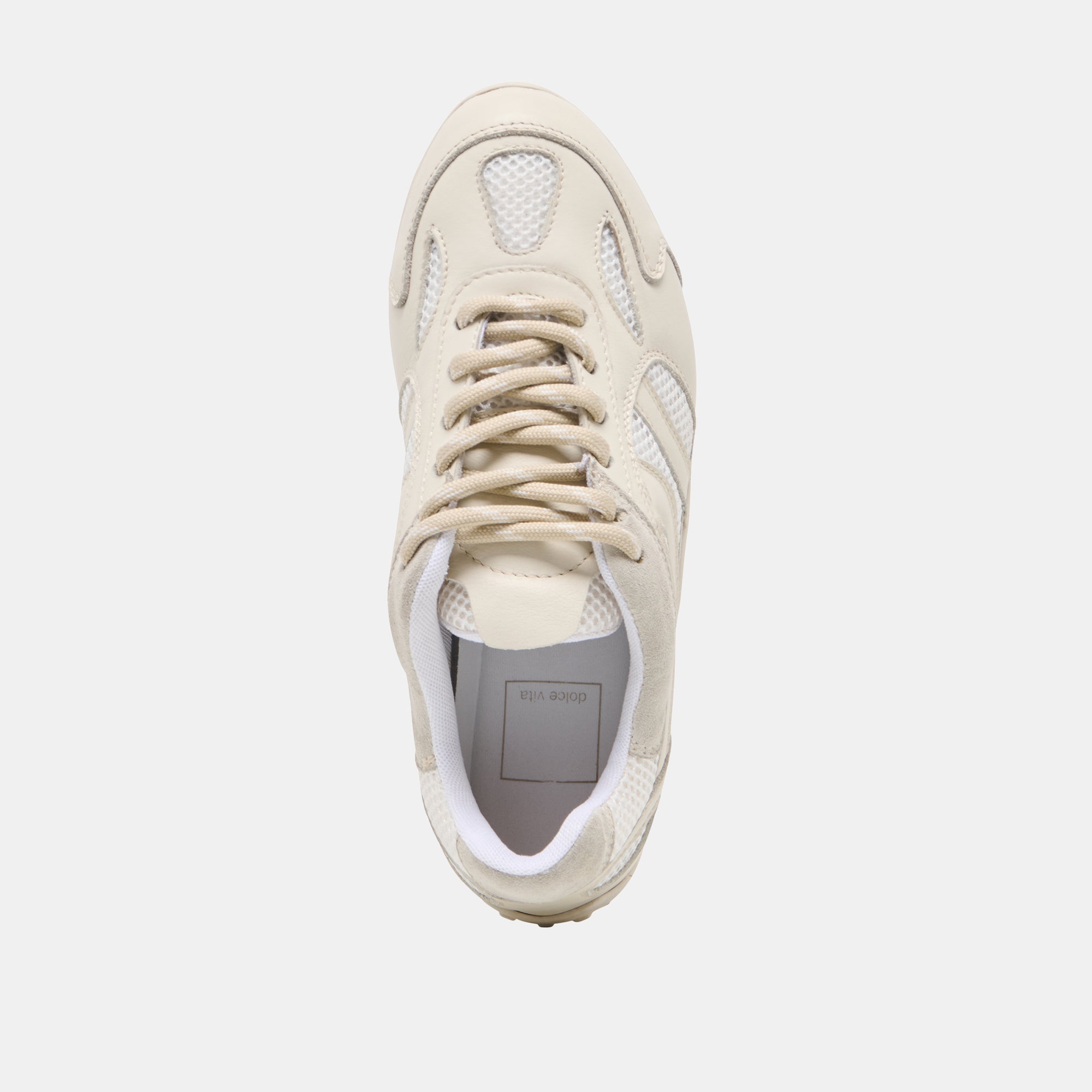 Myles White Multi Leather Sneakers / Dolce Vita