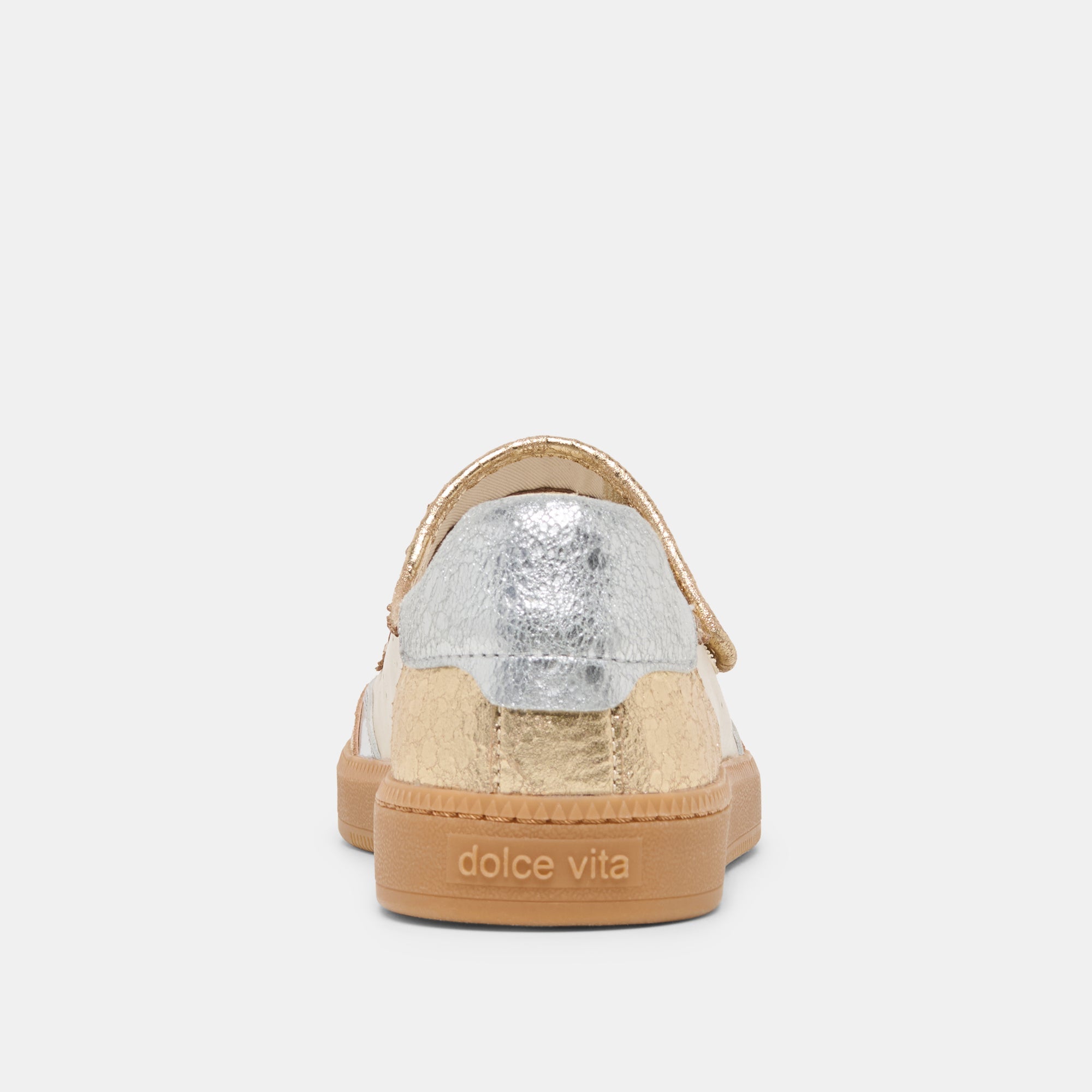 NANET Metallic Multi Leather Mary-Jane Sneakers / Dolce Vita