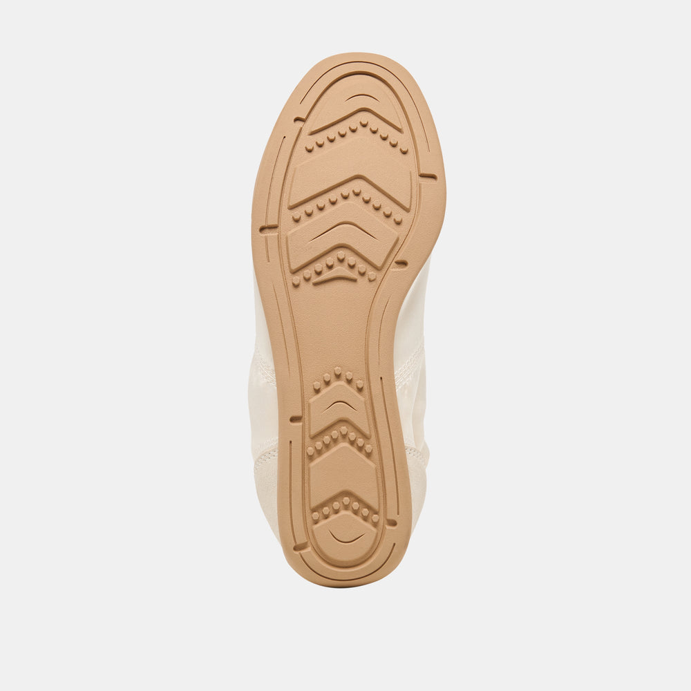 Dakoda Off White Satin Sneakers / Dolce Vita
