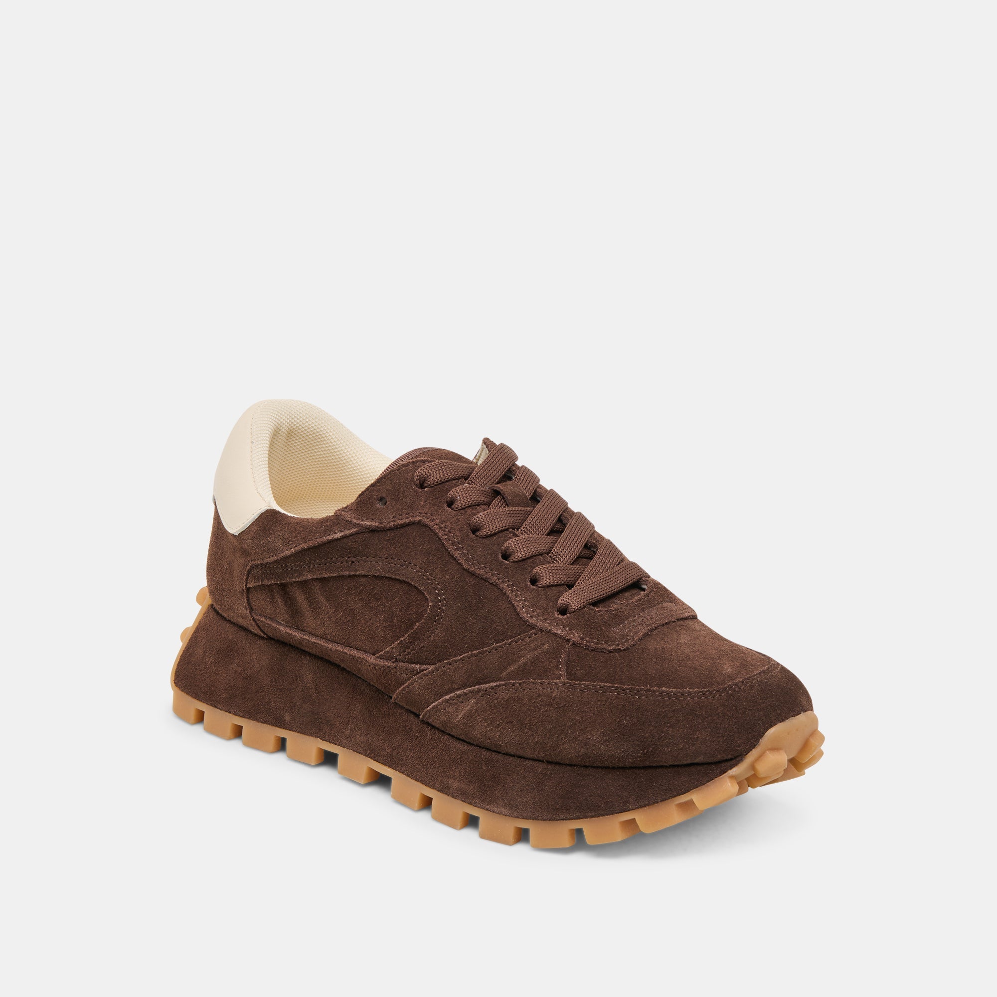 Tricia Dk Brown Suede Sneakers / Dolce Vita