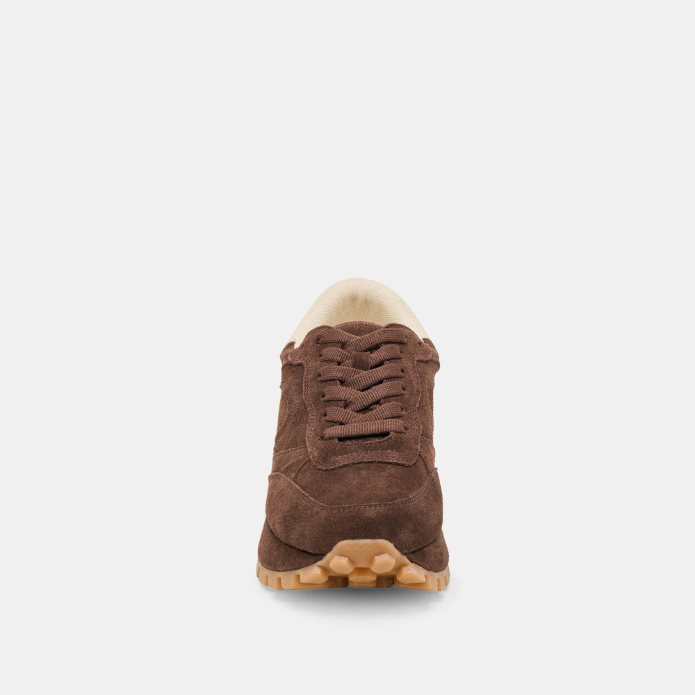 Tricia Dk Brown Suede Sneakers / Dolce Vita