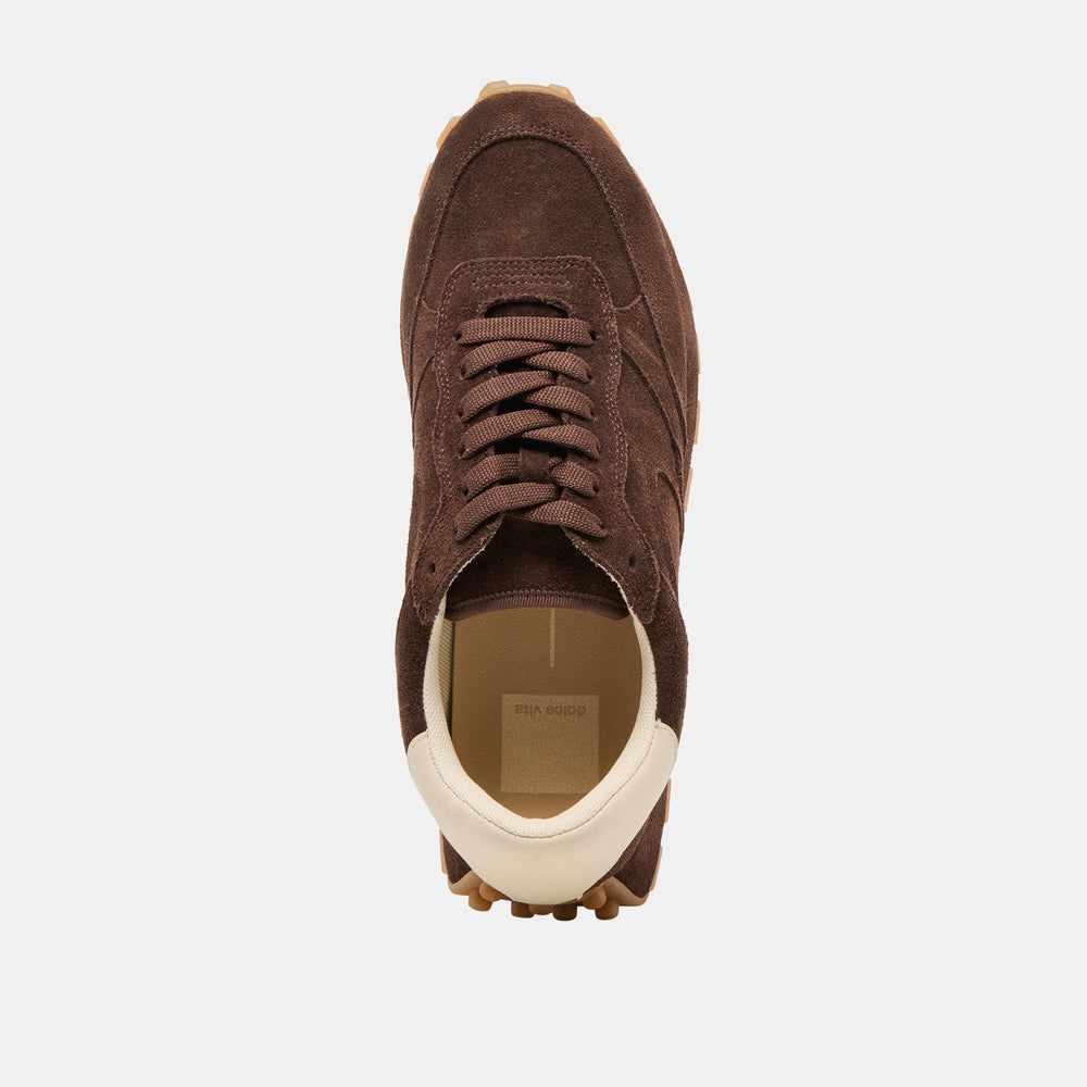 Tricia Dk Brown Suede Sneakers / Dolce Vita