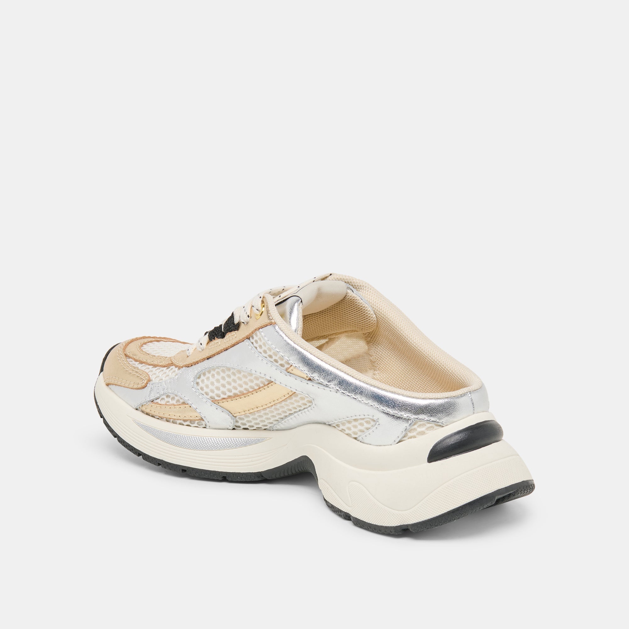 SWAYZY Metallic Multi Leather Platform Slip-on Sneakers / Dolce Vita
