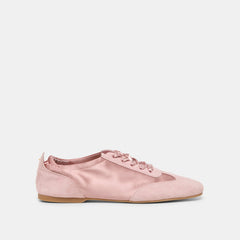 Itzy Pink Satin Sneakers / Dolce Vita