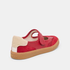 Nanet Crimson Leather Sneakers / Dolce Vita