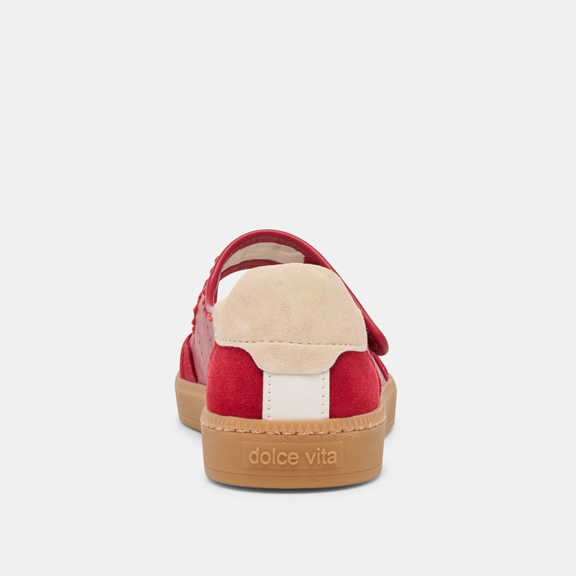 Nanet Crimson Leather Sneakers / Dolce Vita