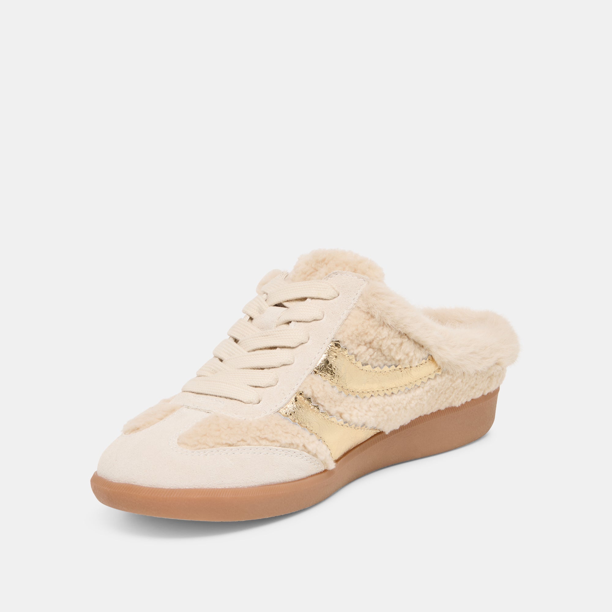 Merit Slide Plush Natural Multi Plush Sneakers / Dolce Vita