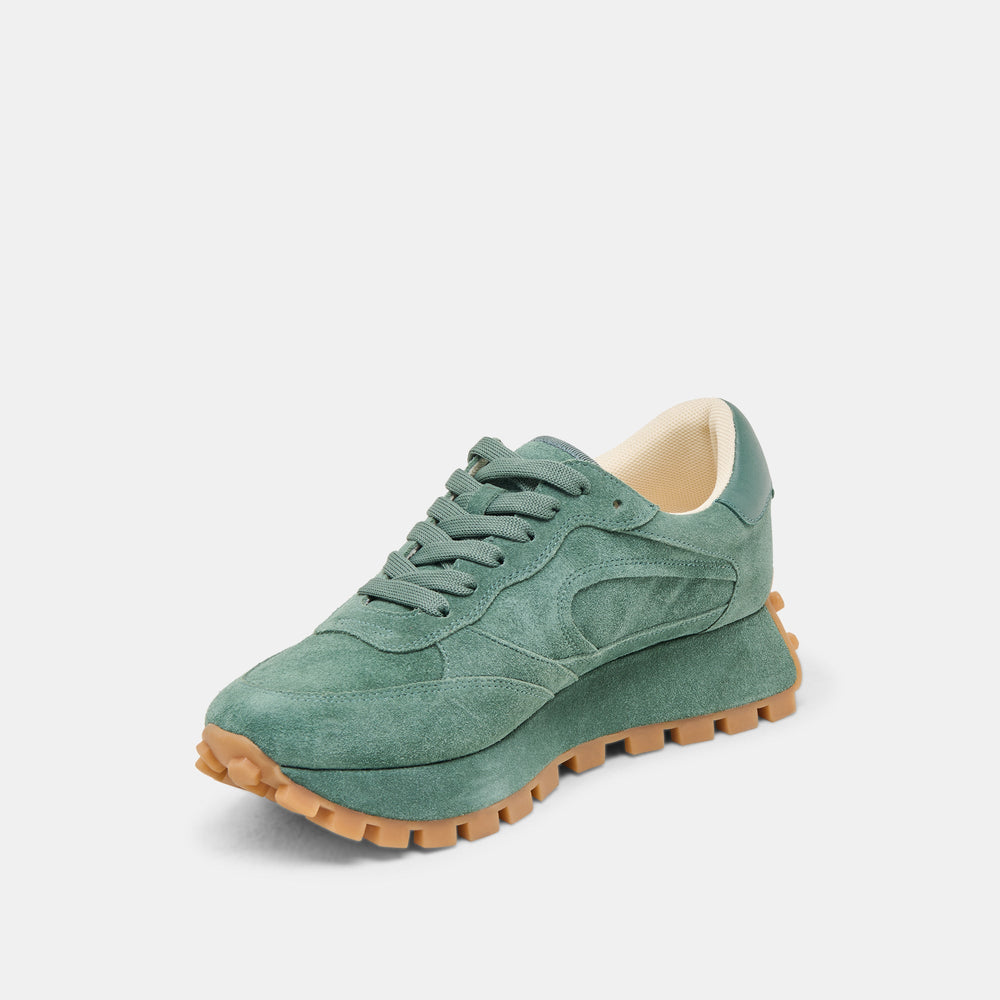 Tricia Dk Green Suede Sneakers / Dolce Vita