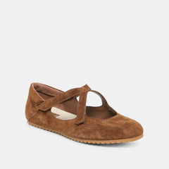 YONO Cocoa Suede Ballet Sneaker Flats / Dolce Vita