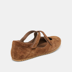 YONO Cocoa Suede Ballet Sneaker Flats / Dolce Vita