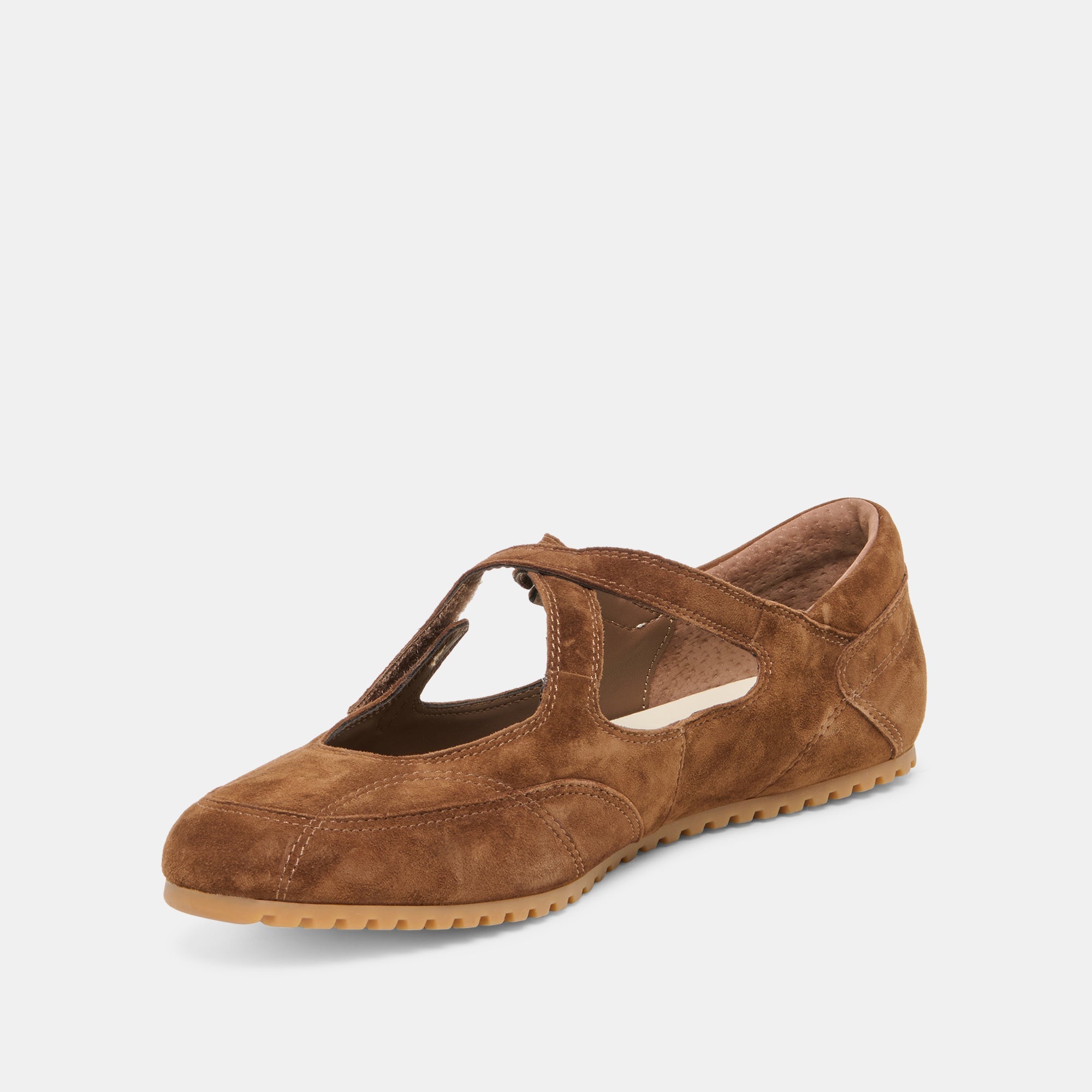 YONO Cocoa Suede Ballet Sneaker Flats / Dolce Vita