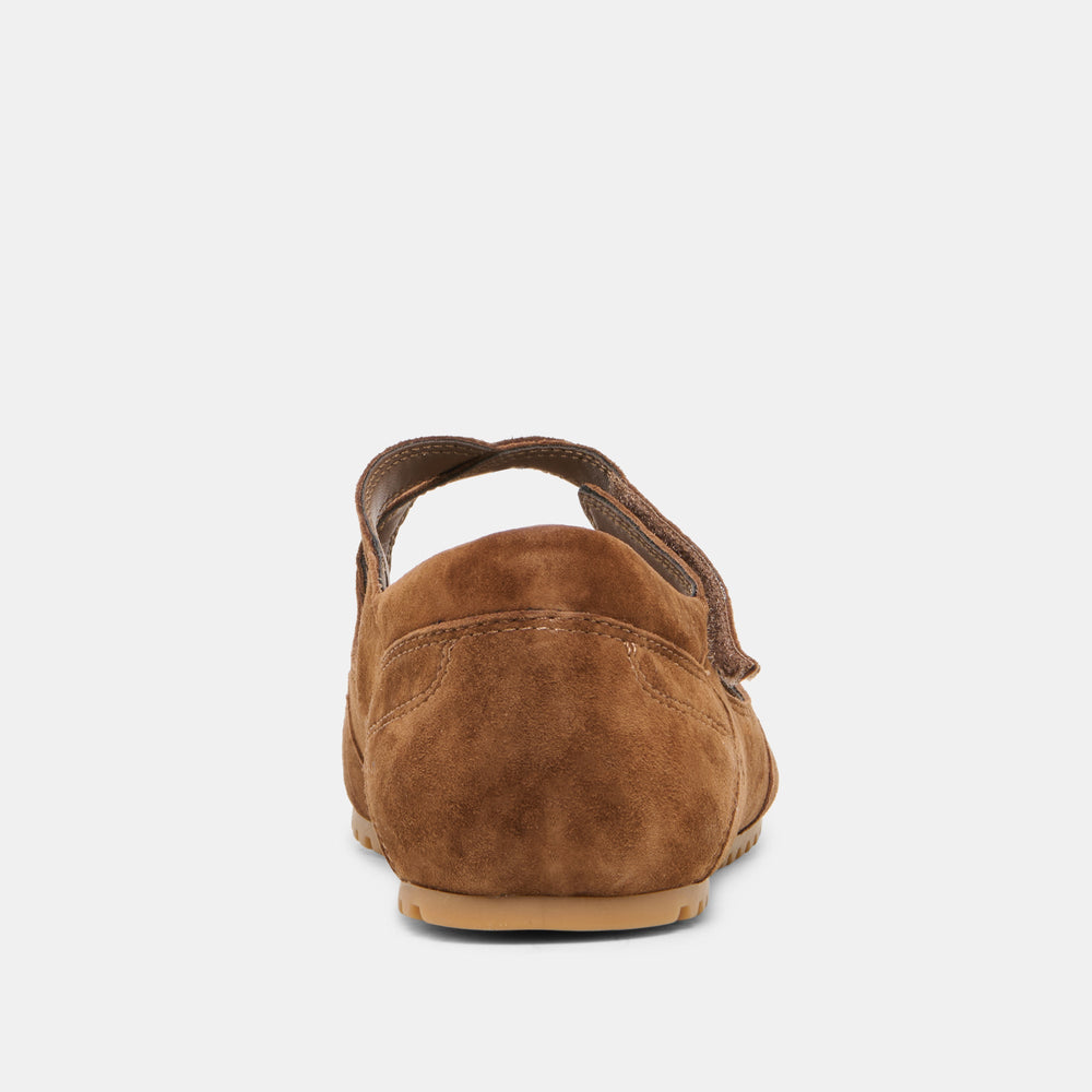 YONO Cocoa Suede Ballet Sneaker Flats / Dolce Vita