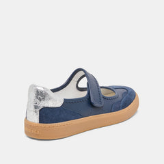 NANET Dk Navy Suede Mary-Jane Ballet Sneakers / Dolce Vita