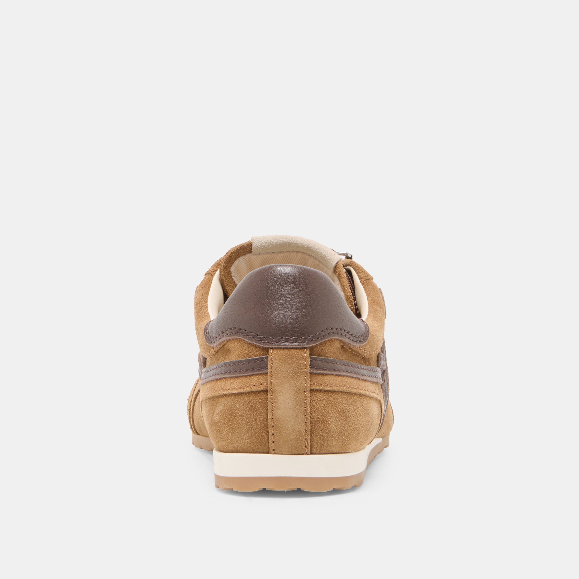 DEACON Lt Brown Suede Lace-Up Sneakers / Dolce Vita