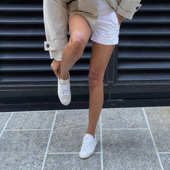 Serina Ivory Suede Sneakers / Dolce Vita
