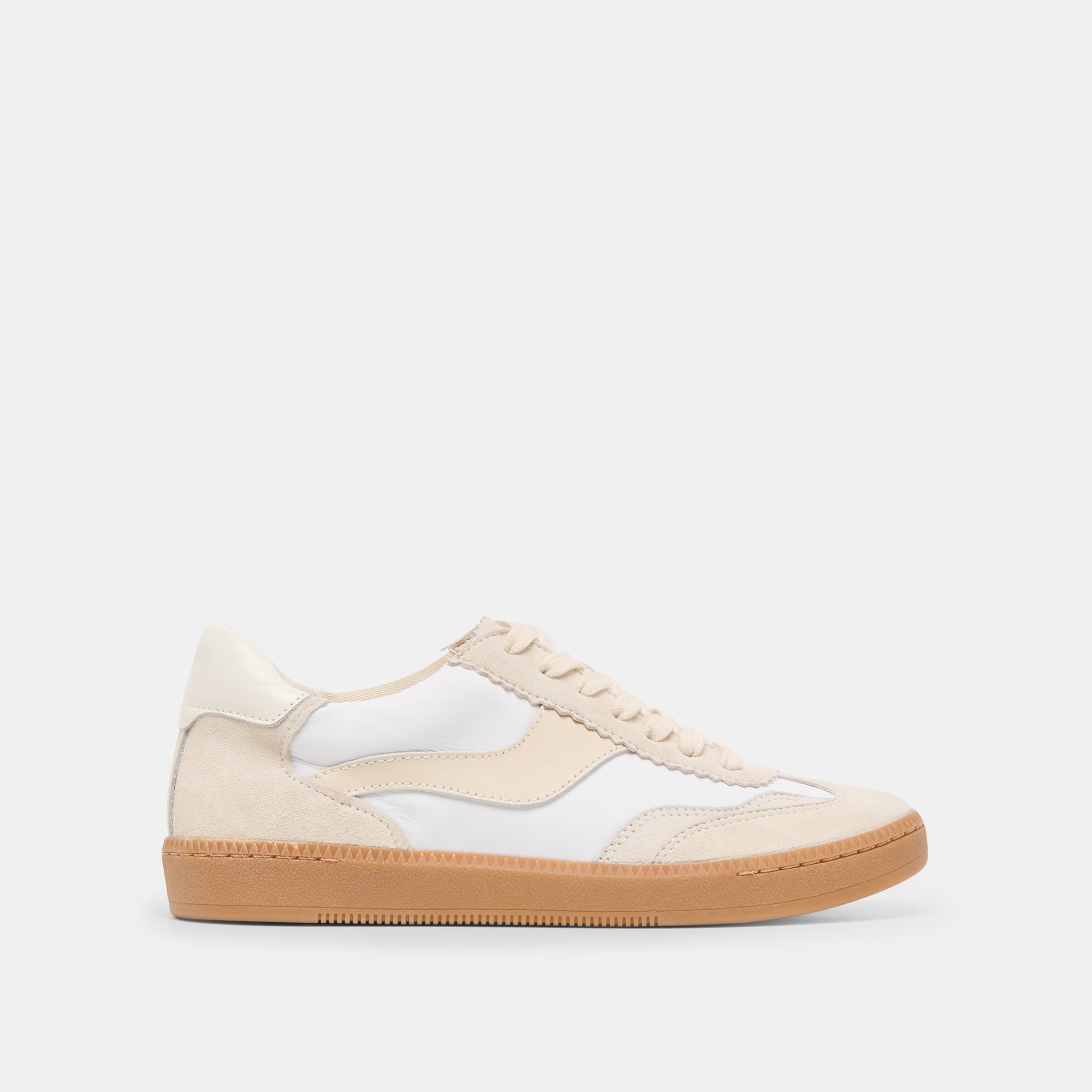 Notice White Dune Nylon Sneakers / Dolce Vita