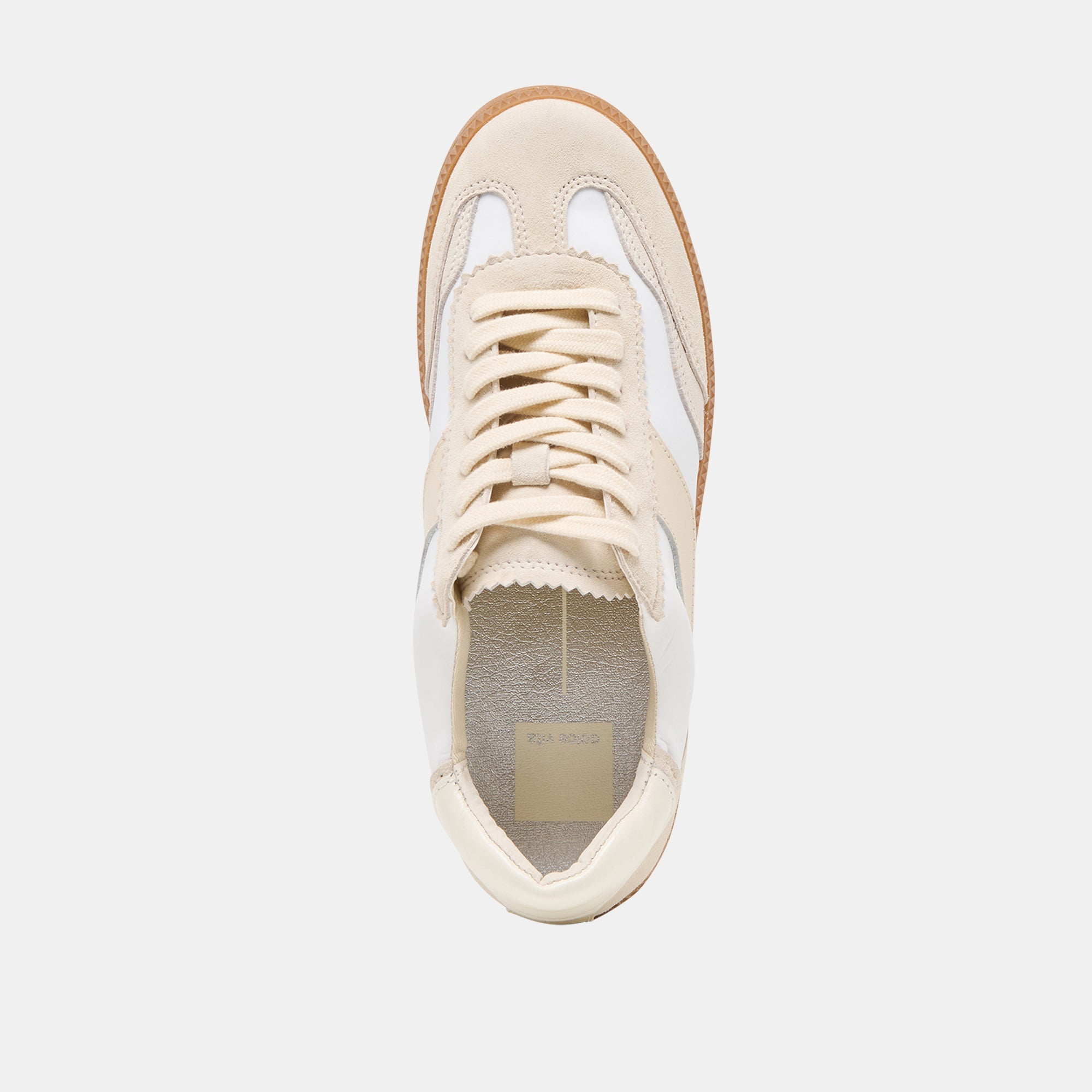 Notice White Dune Nylon Sneakers / Dolce Vita