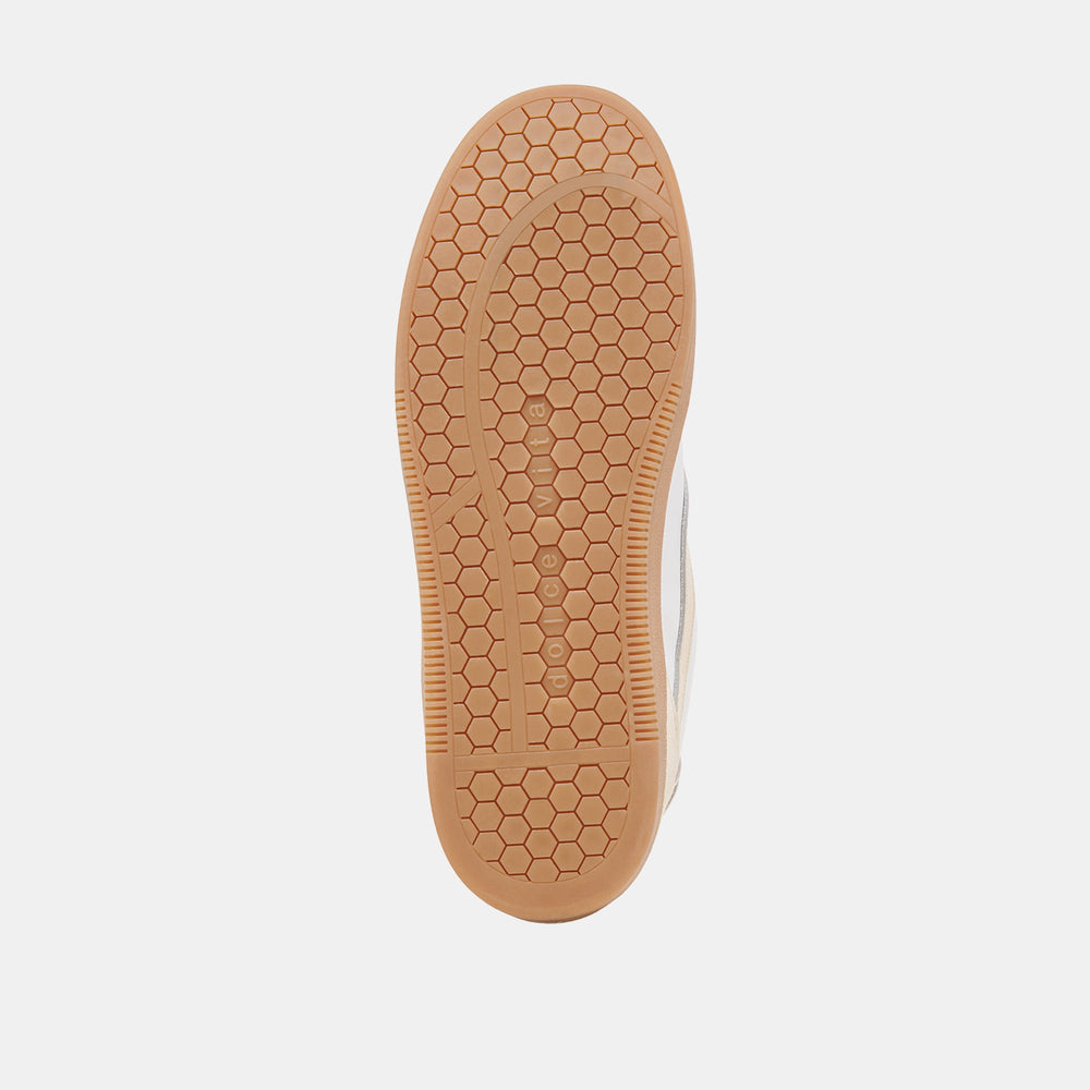 Notice White Dune Nylon Sneakers / Dolce Vita