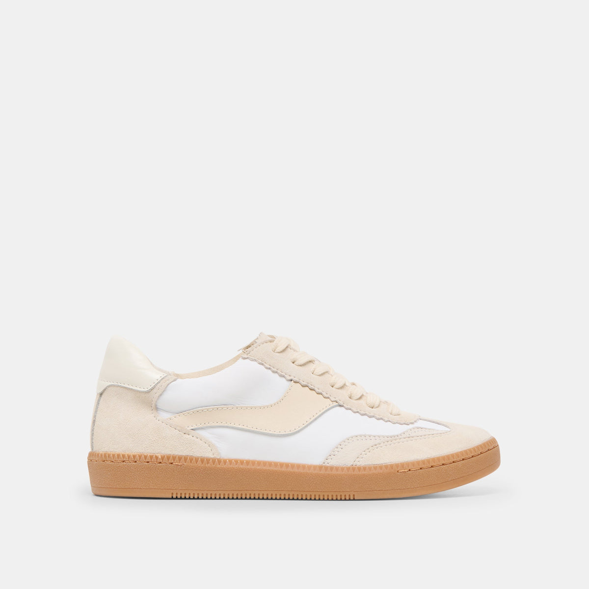 Notice White Dune Nylon Sneakers / Dolce Vita