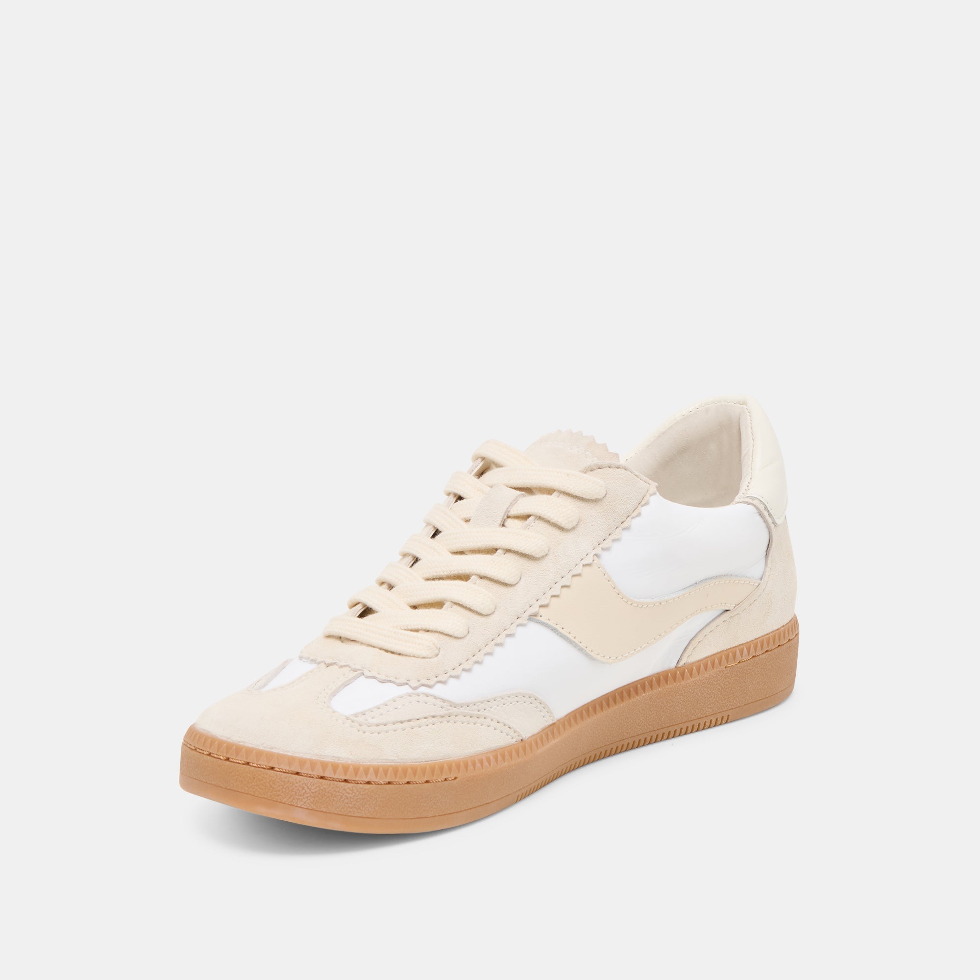 Notice White Dune Nylon Sneakers / Dolce Vita