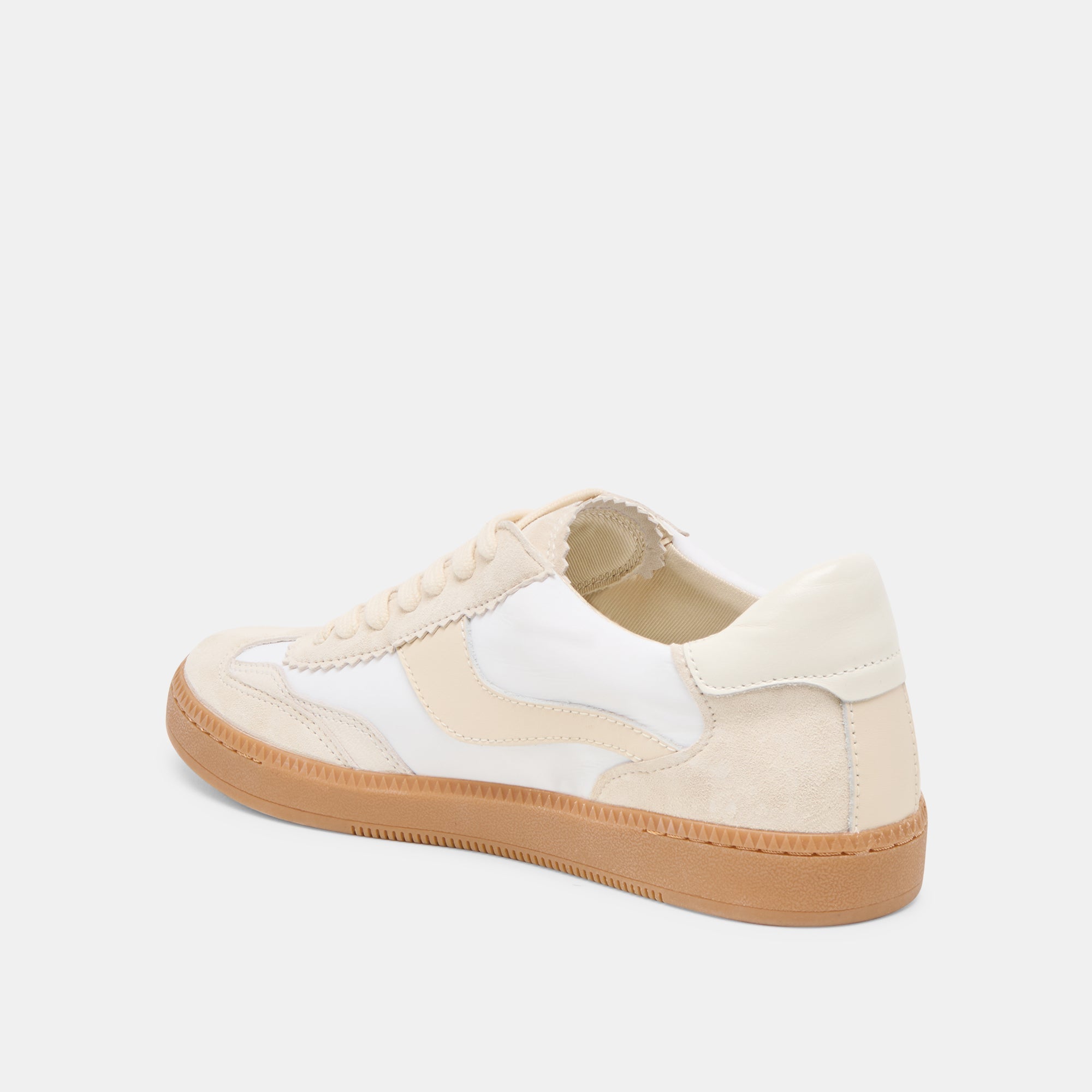 Notice White Dune Nylon Sneakers / Dolce Vita
