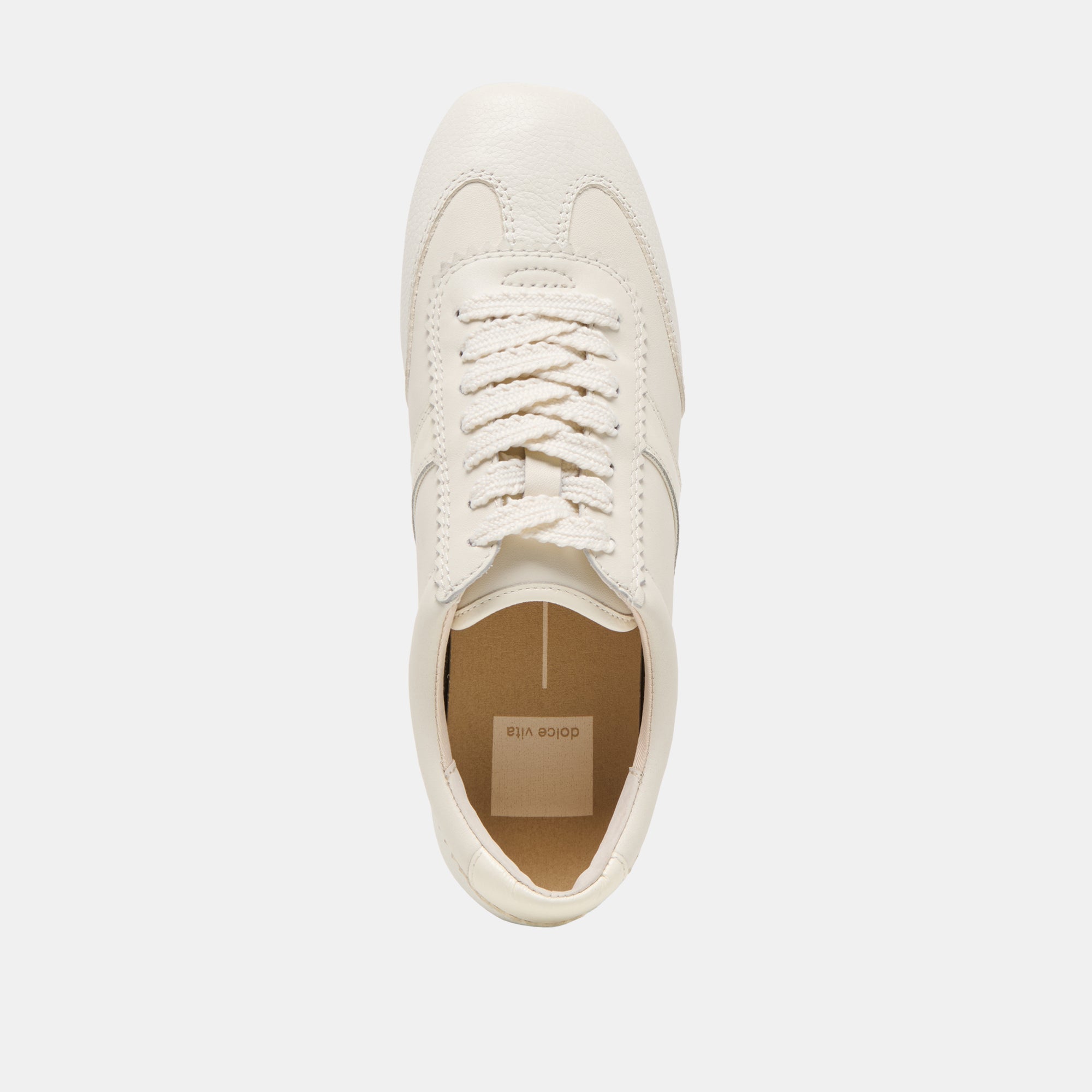 Dorie White Leather Sneakers / Dolce Vita