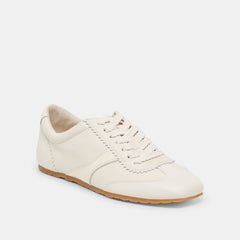 Dorie White Leather Sneakers / Dolce Vita